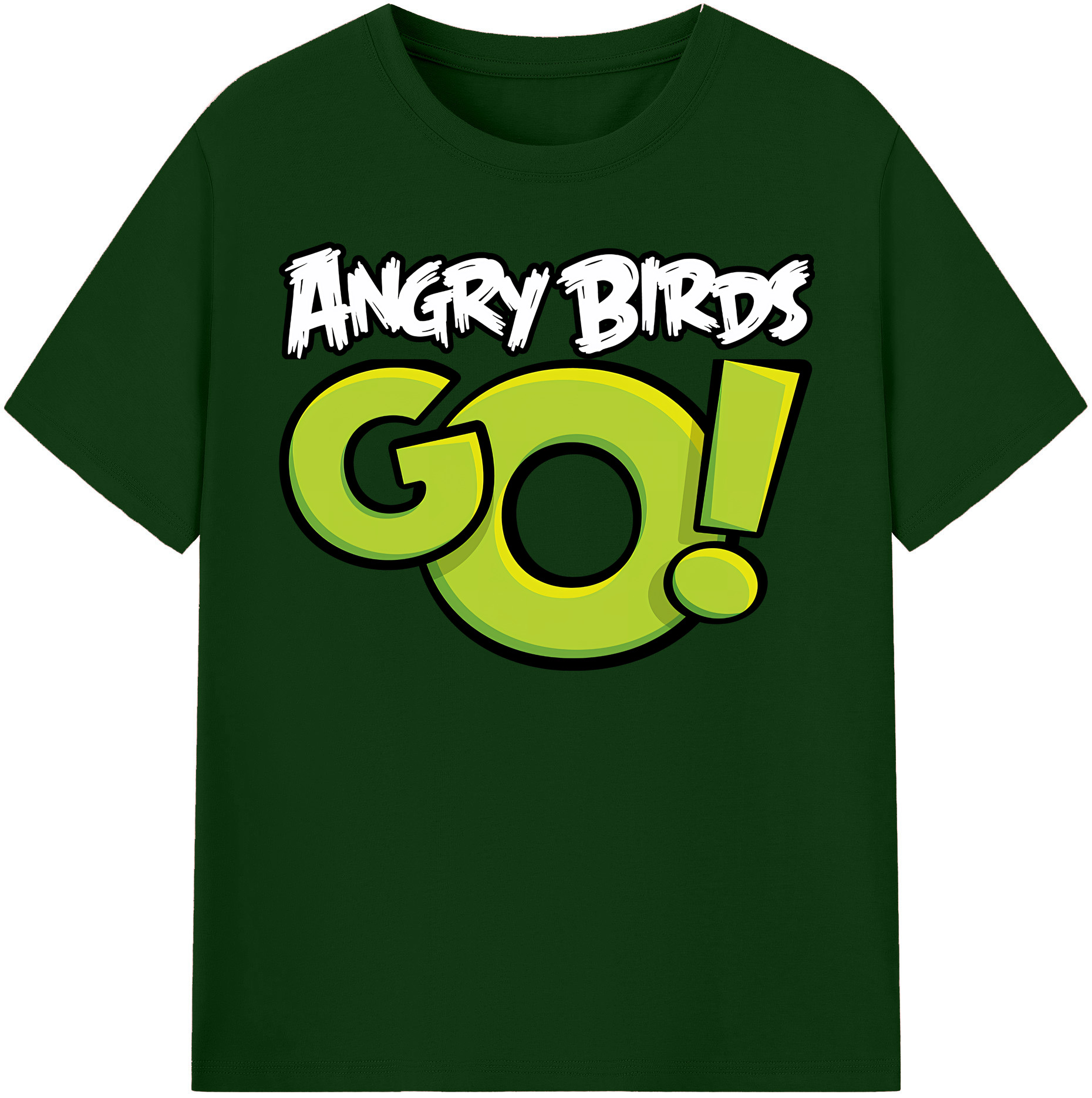 （画像用） Angry Birds アングリーバード 綿100％半袖Tシャツ（フロントプリント）